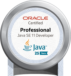 Oracle Certified Professional: Java SE 11 Developer badge