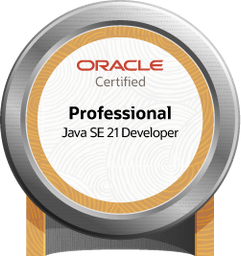 Oracle Certified Professional: Java SE 21 Developer badge
