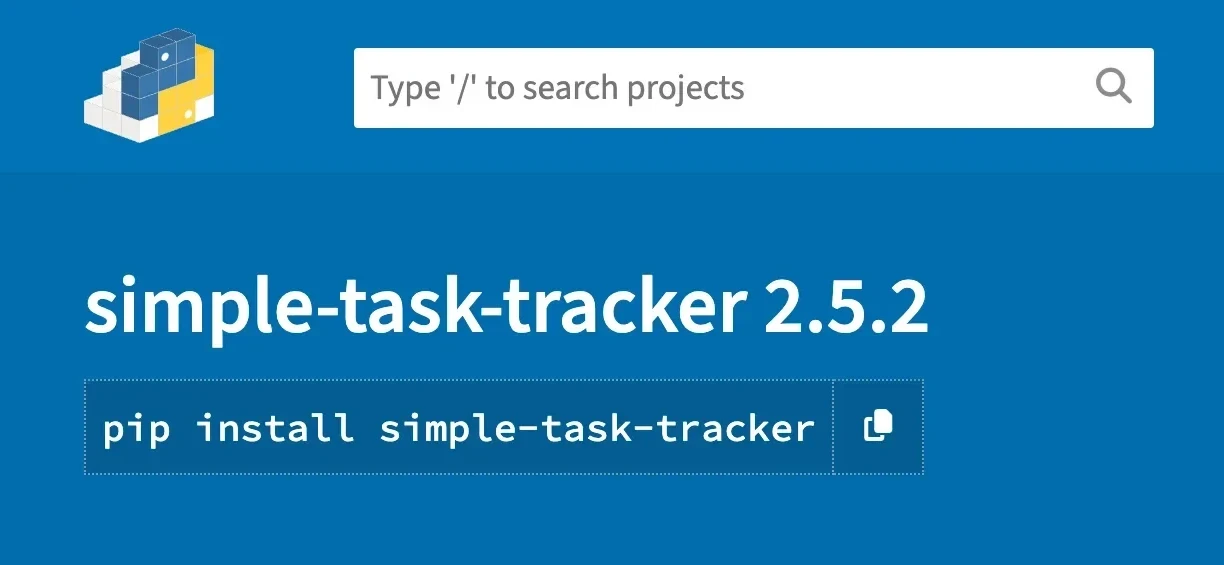 Simple Task Tracker CLI screenshot